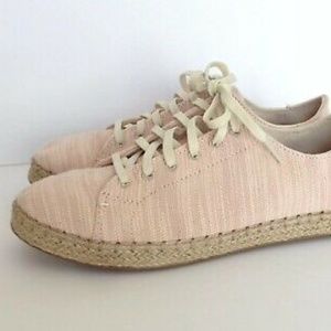 TOMS Women's Pink Lena Desert Sneaker Espadrilles